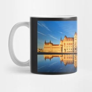 Hungarian Parliament reflection Mug